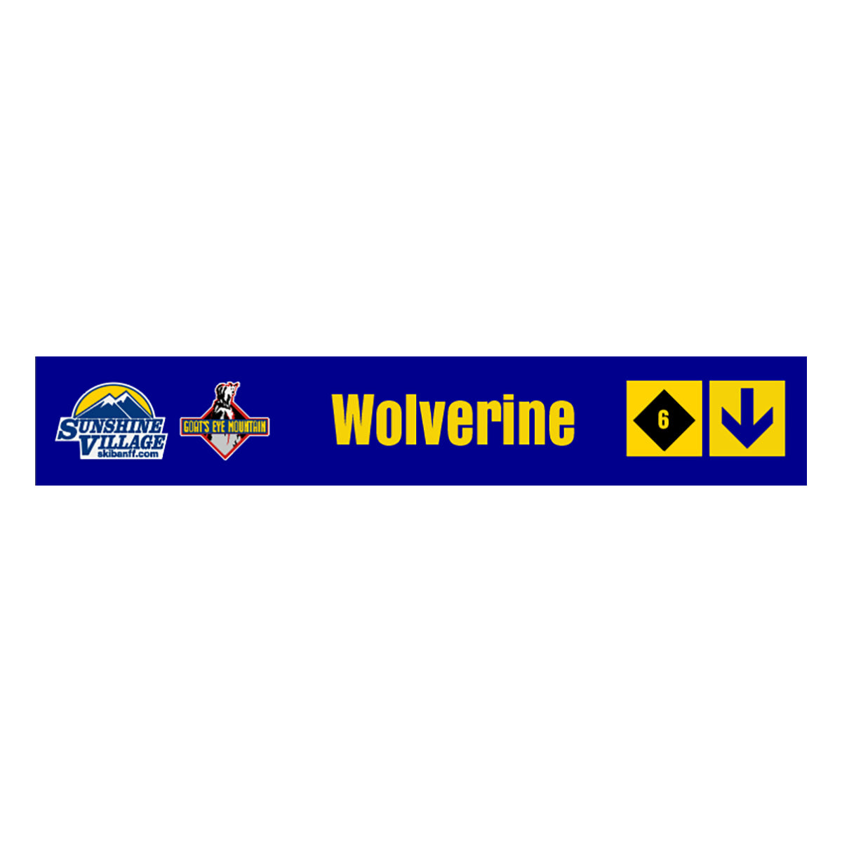 24" Trail Sign - Wolverine