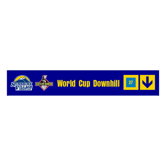 24" Trail Sign - World Cup Downhill