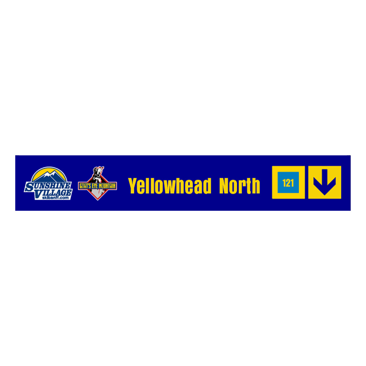 24" Trail Sign - Yellowhead North