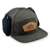 Sunshine Village Woodsman High Crown Adjustable Cap w/ Ear Flaps