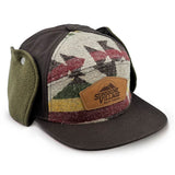 Sunshine Village Woodsman High Crown Adjustable Cap w/ Ear Flaps