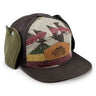 Sunshine Village Woodsman High Crown Adjustable Cap w/ Ear Flaps