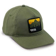 Sunshine Village Assiniboine Patch Mid Crown Adjustable Cap Olive