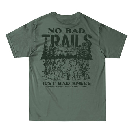 No Bad Trails Just Bad Knees Tee