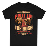 Split Lip Vs The Boss Tee Black