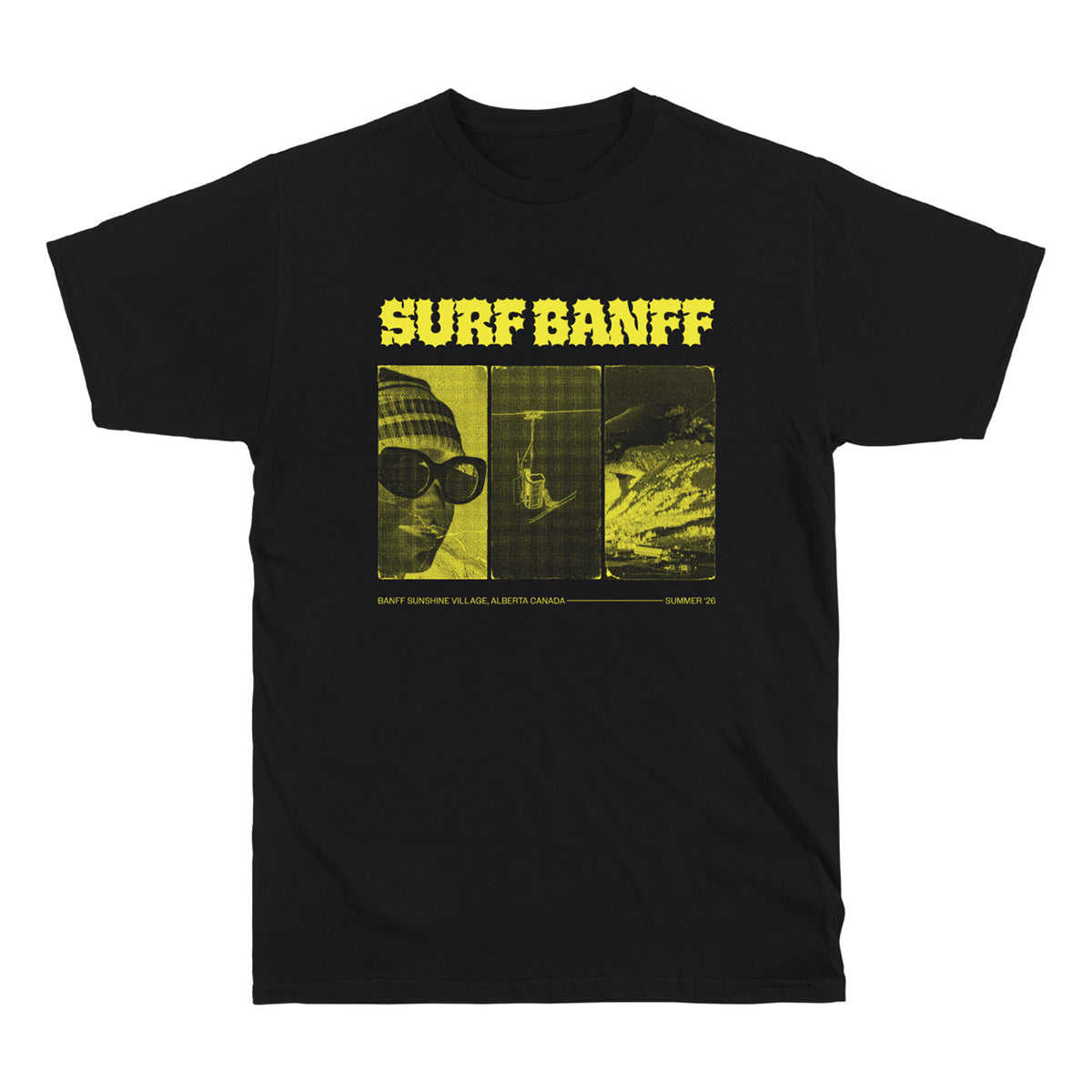 Surf Banff Tee Black