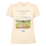 Watercolor Rock Isle Women's Tee Natural