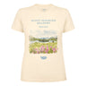 Watercolor Rock Isle Women's Tee Natural