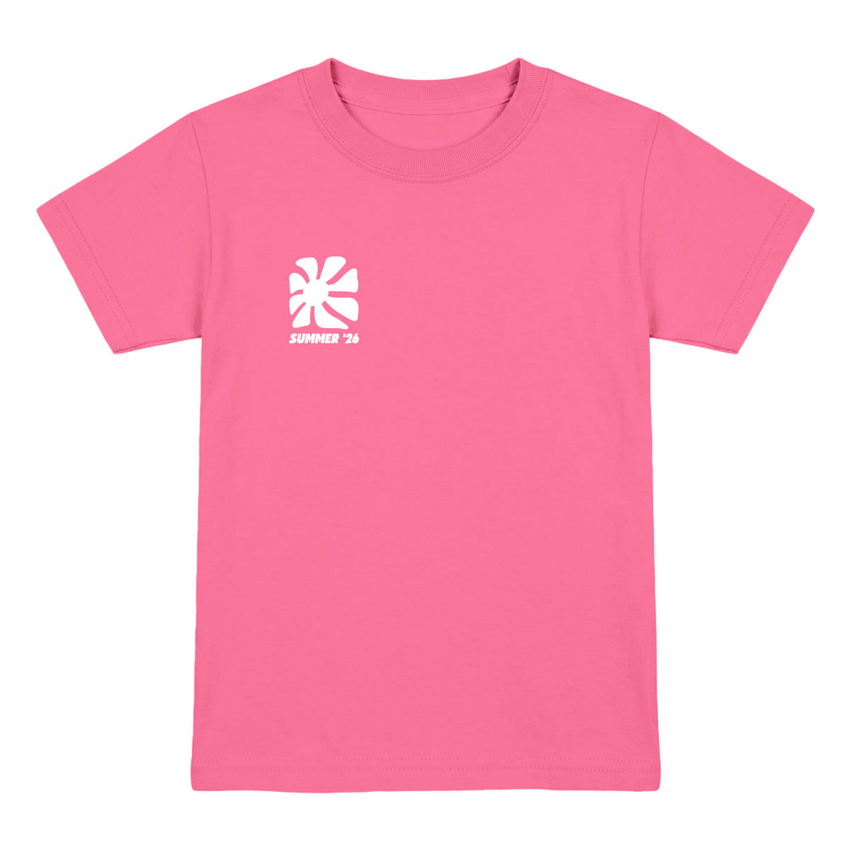 Surf Banff Youth Tee Neon Pink