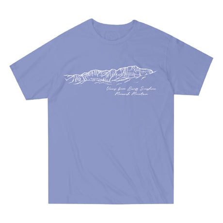 Views From Monarch Mountain Tee Colony Blue