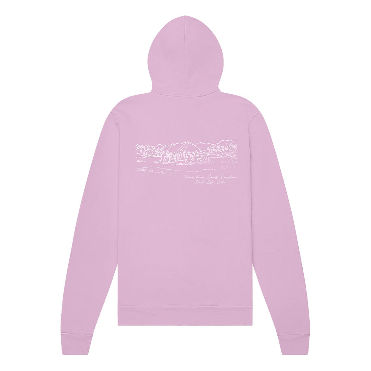 Views From Rock Isle Full-Zip Hoodie Lilac