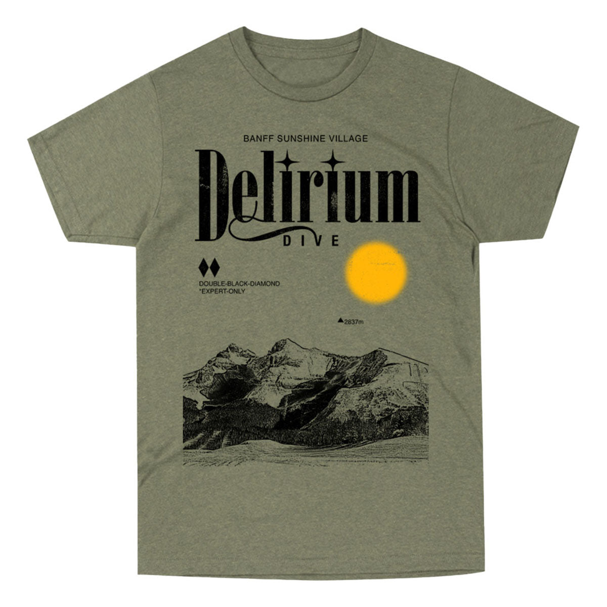 Vintage Delirium Dive Tee Olive Heather