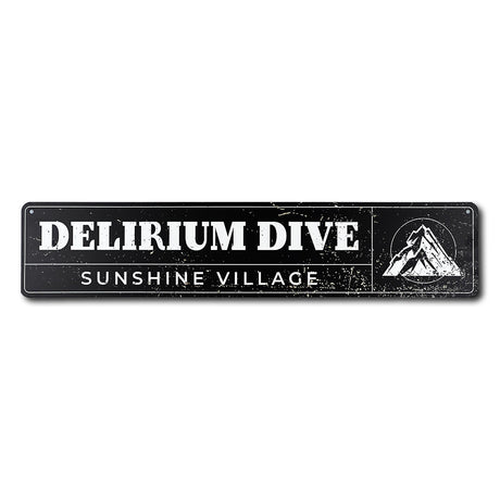 Rustic Sign - Delirium Dive