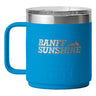 Yeti Rambler Stackable Mug w/ Magslider Lid Big Wave Blue 10oz