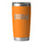 Yeti Rambler Tumbler w/ Magslider Lid King Crab Orange 20oz