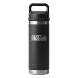 Yeti Rambler Bottle w/ Chug Cap Black 18oz
