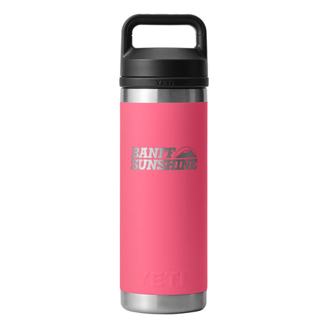 Yeti Rambler Bottle w/ Chug Cap Tropical Pink 18oz