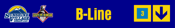 24" TRAIL SIGN B-LINE