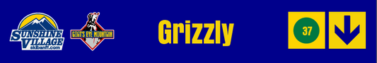 24" TRAIL SIGN GRIZZLY