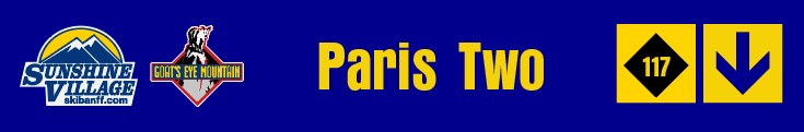 24" TRAIL SIGN PARIS TWO