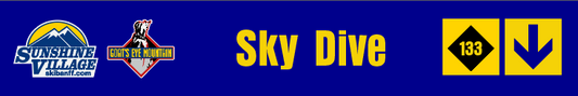 24" TRAIL SIGN SKY DIVE